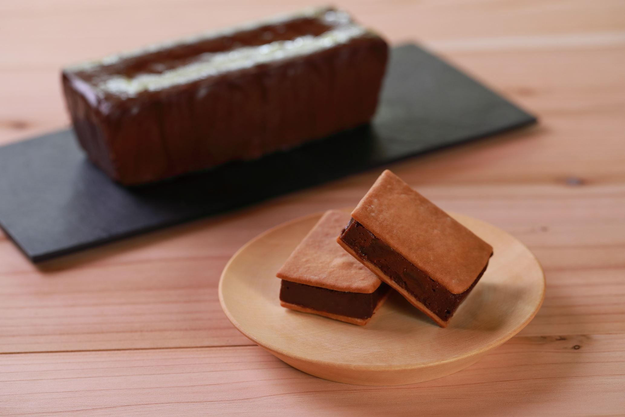 梅ほころび てりーぬしょこら クッキーサンドアレンジ